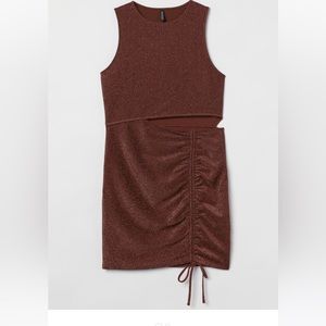 Nwt H&M dress size XXL copper color